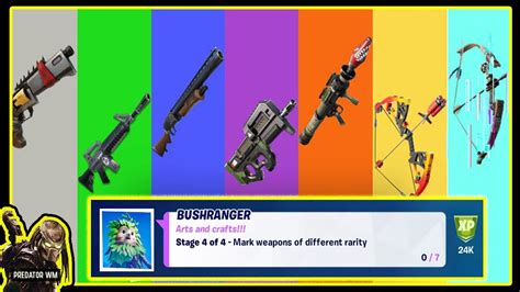 7 different rarity weapons fortnite